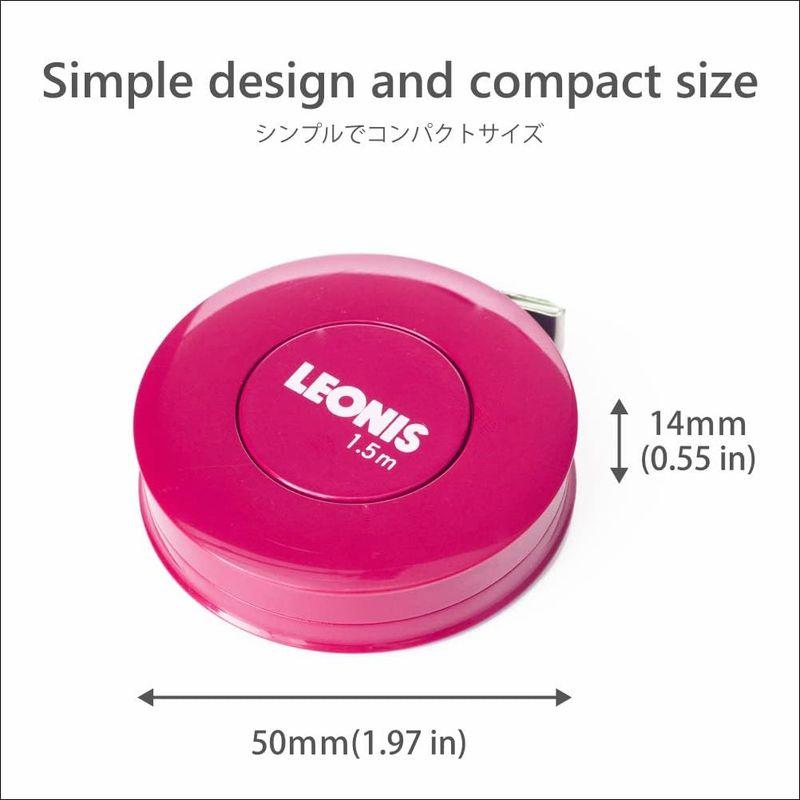 レオニス 巻き癖なしで使いやすいしなやかさ オートメジャー ピンク（150cm）［91023］｜blue-lagoon925｜05