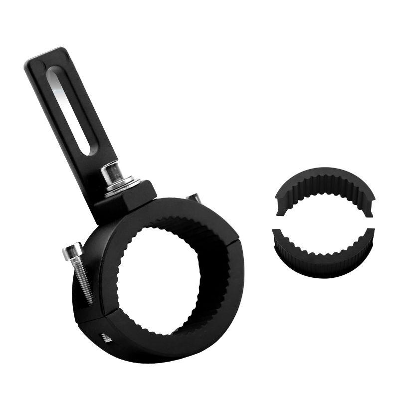 バイクライトホルダー1個 バイクマウントマウント フラッシュマウント フラッシュマウント フラッシュベース ブラック バイクライトスタンド