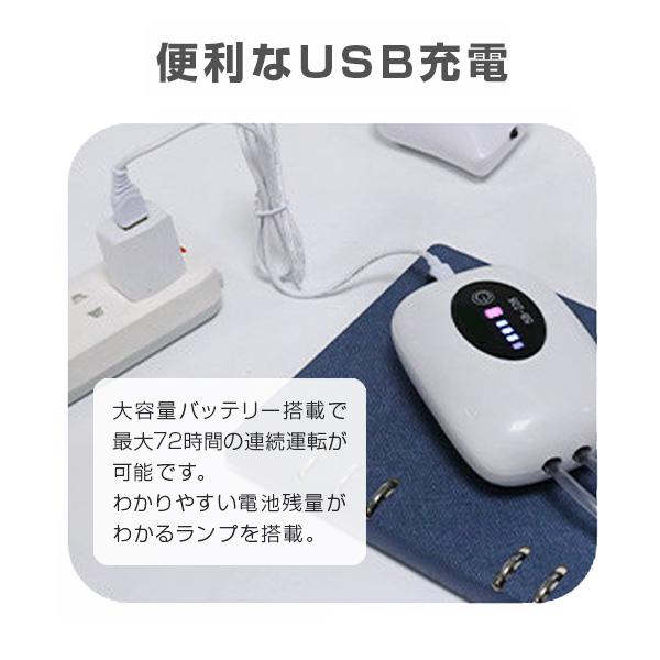 エアーポンプ エアポンプ 釣り USB充電式 静音 生餌 水槽 ポンプ