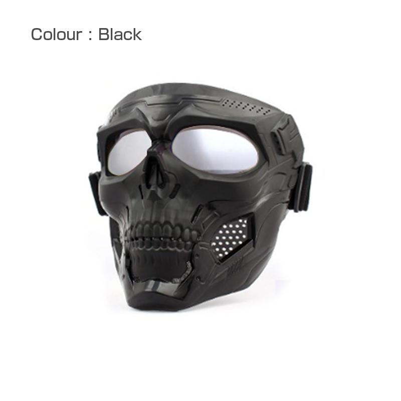 スカルフェイスガード フェイスマスク サバゲー スカルマスク ゴーグル 髑髏 防弾 ミリタリー ハロウィン オフロード 仮装 |  | 01