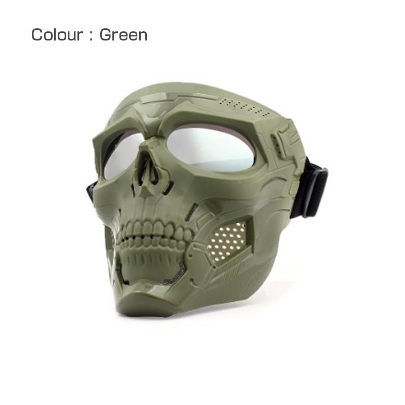スカルフェイスガード フェイスマスク サバゲー スカルマスク ゴーグル 髑髏 防弾 ミリタリー ハロウィン オフロード 仮装 |  | 02