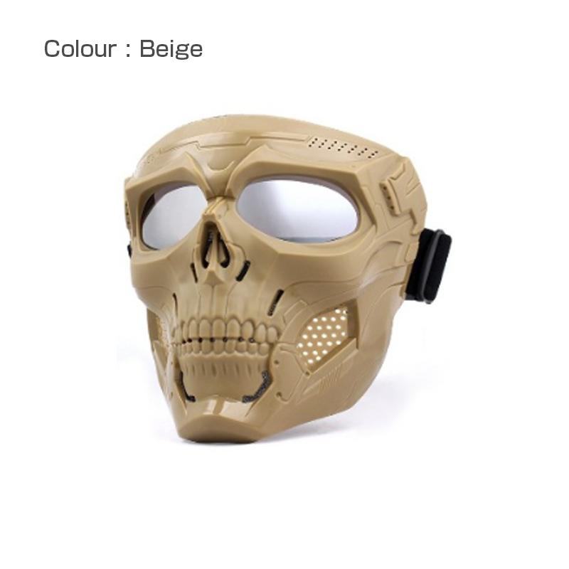 スカルフェイスガード フェイスマスク サバゲー スカルマスク ゴーグル 髑髏 防弾 ミリタリー ハロウィン オフロード 仮装 |  | 03