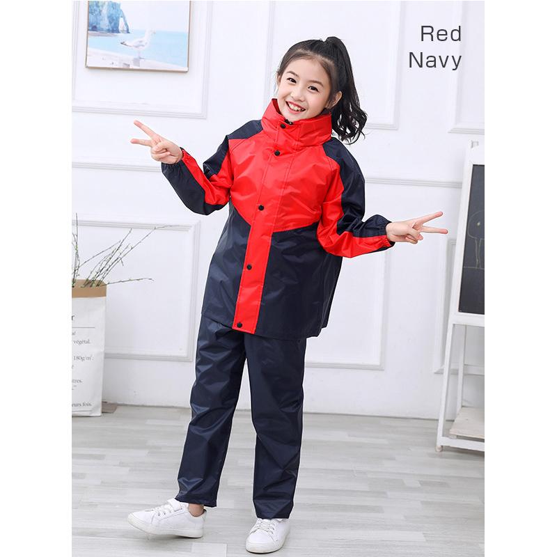 レインコート 上下 キッズ 子供用 カッパ レインウェア ランドセル対応 セットアップ 小学生 雨具 雨合羽 通学 防水 |  | 04
