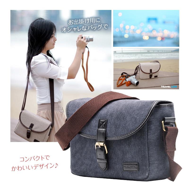 一眼レフ カメラバッグ ショルダー バック コンパクト ミラーレス