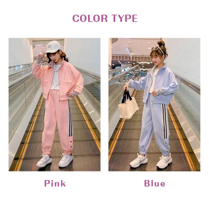 ジャージ キッズ セットアップ 女の子 子供 子ども服 長袖 春秋 上下