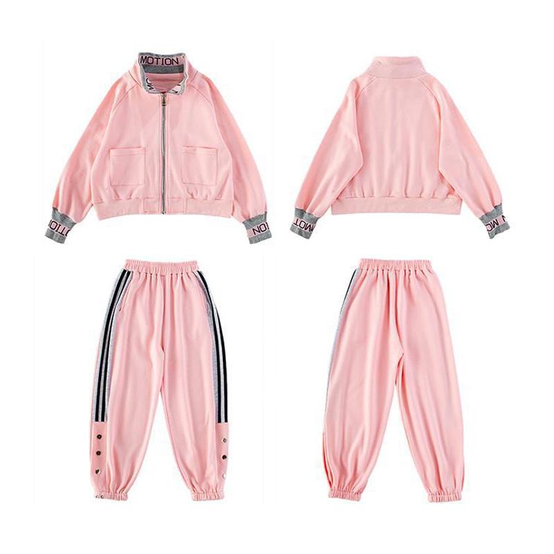 キッズ用ジャージ セットアップ 女の子 子供 子ども服 長袖 春秋 上下