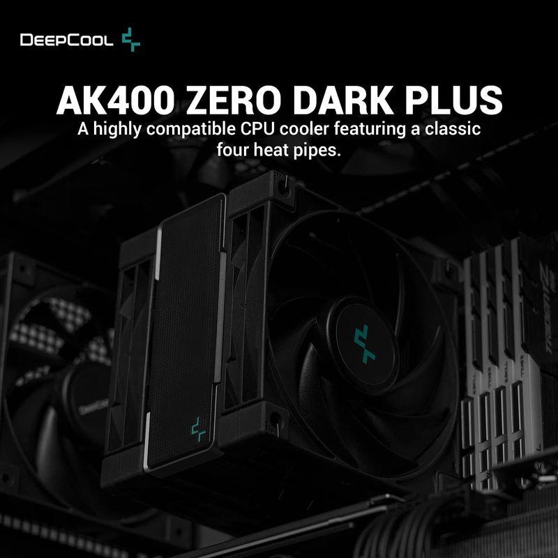 DeepCool AK400 ZERO DARK PLUS CPU エアクーラー 220w TDP オール