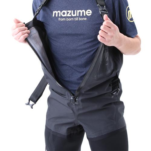 mazume MZBF-455 フルオープンブーツフットウェーダー フェルトスパイク チャコール L_1