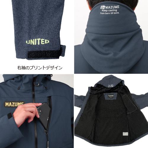 mazume mazume MZFW-726 ウィンドカットジャケット チャコール LL
