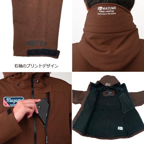 mazume MZFW-726 ウィンドカットジャケット　ブラウン LL｜blue-marlin｜02