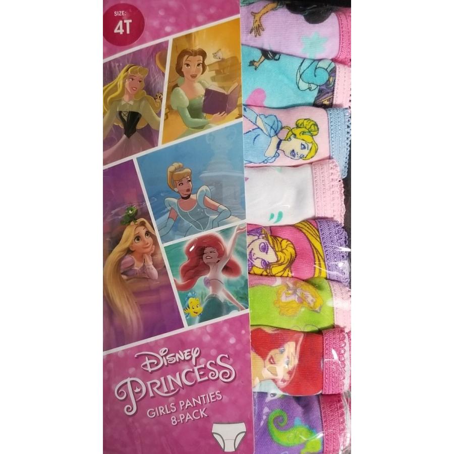 ディズニー ショーツ 8枚セット プリンセス 女児 8枚 4t Disney プリンセス ラプンツェル シンデレラ アリエル Phloeme