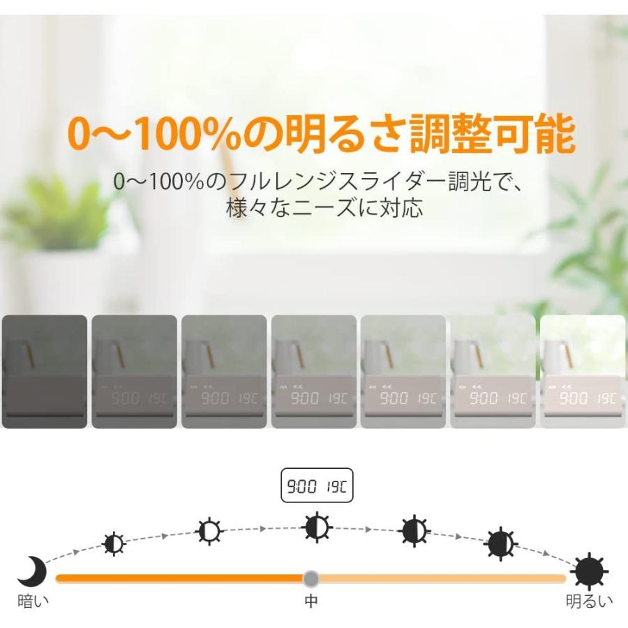 12月スーパーsale 15 Off 温度表示 目覚まし時計 デジタル 置き時計 デュアルアラーム平日 週末モード 白 明るさ調整 0 100 搭載木目デザイン スヌーズ 目覚まし時計 Www We Job Com