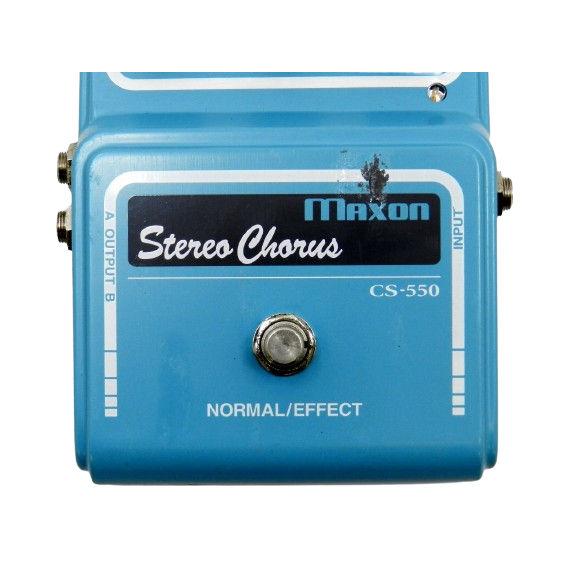 エフェクター Maxon マクソン CS-550 ステレオコーラス 初期仕様 中古 