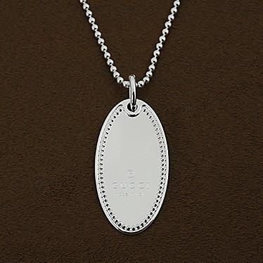 グッチ ネックレス GUCCI オーバルタグ ペンダント 190462 J8400 8106 グッチ ネックレス GUCCI オーバルタグ ペンダント J8400 ラッピングご希望の場合