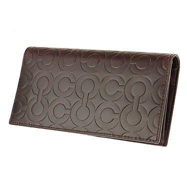 コーチ 財布 Coach メンズ 長財布 マディソン オプアート エンボス レザー Cor ダークブラウン Cccor ブルーリボン 通販 Yahoo ショッピング