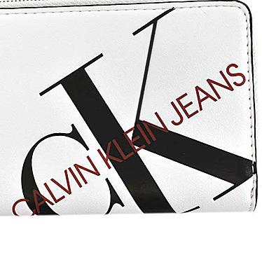 カルバンクライン ジーンズ 財布 Calvin Klein Jeans メンズ 長財布 ラウンドファスナー K60K606875 ホワイト｜blue-ribbon｜04