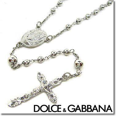 ドルチェ＆ガッバーナ DOLCE＆GABBANA ネックレス ドルガバ ロザリオ ネックレス WND103 シルバー｜blue-ribbon