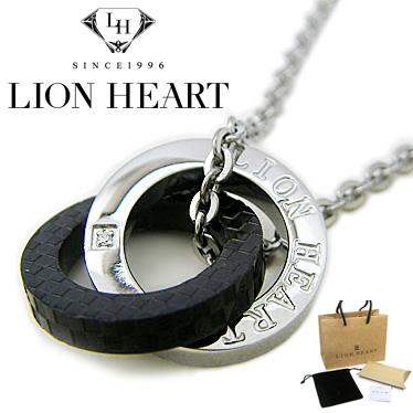 ライオンハート ネックレス メンズ LION HEART ダブルリングネックレス