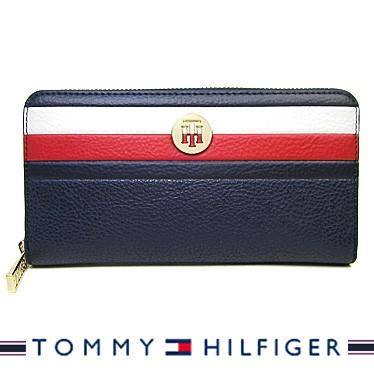 トミーヒルフィガー 財布 Tommy Hilfiger 長財布 メンズ レディース ラウンドファスナー Aw0aw0802gz Thnv ブルーリボン 通販 Yahoo ショッピング