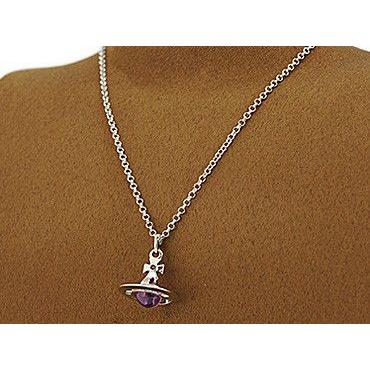 ヴィヴィアンウエストウッド Vivienne Westwood ネックレス タイニーオーブ シルバー パープル Vi ブルーリボン 通販 Yahoo ショッピング