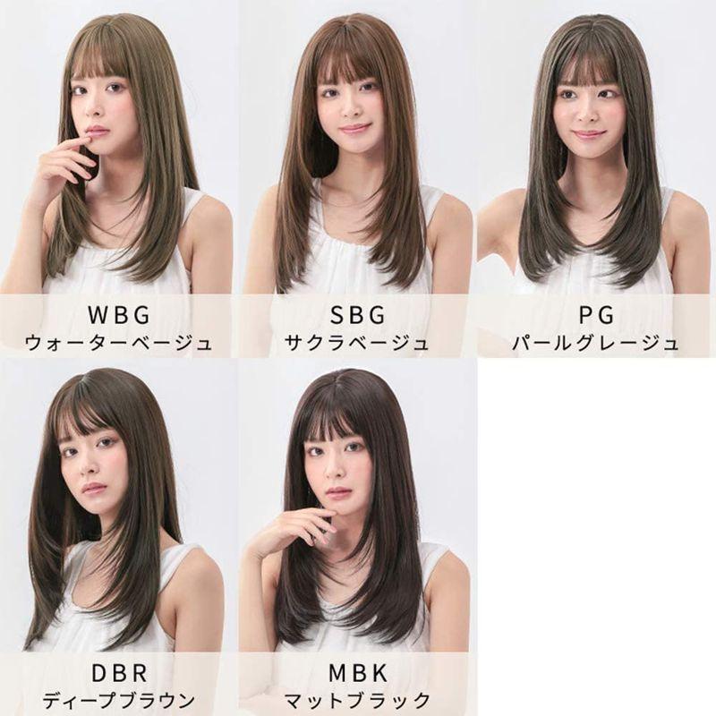 正式的 ウィッグ Aquadoll アクアドール ロング W フリーサイズ 透け感前髪 シースルーバング ストレート レイヤー 黒髪 フルウィッグ ウィッグ エクステンション Michiganestateplanning Com