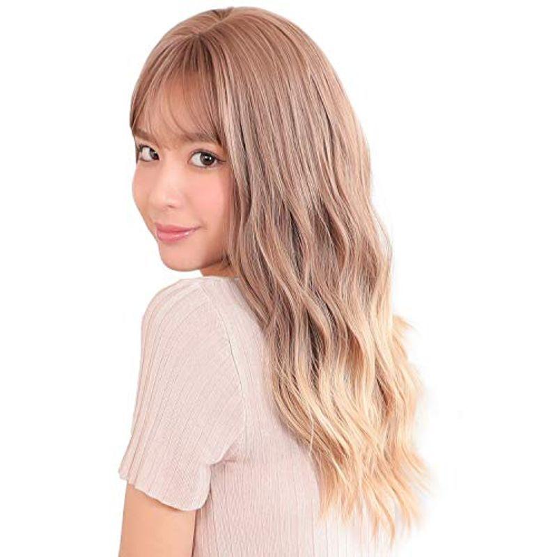 最新コレックション ピンク プリン グラデーション ウェーブ 波 フルウィッグ ロング ウィッグ Aquadoll アクアドール 黒髪 D フリーサイズ 金髪 ウィッグ エクステンション Www Gatorheatandair Com