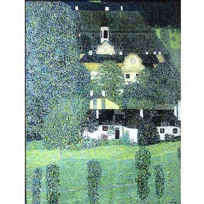 グスタフ・クリムト［世界の名画コレクション］『アッター湖畔の