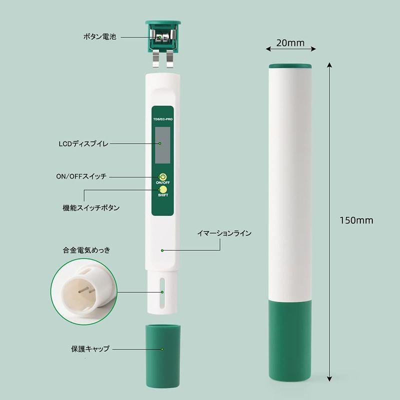 日本未発売 21最新版ph測定器 Wabisabi デジタルph計 Tds Ecメーター 熱帯魚 水質 水槽検査 試験 温度測定 ペーハー測定器 バ Discoversvg Com