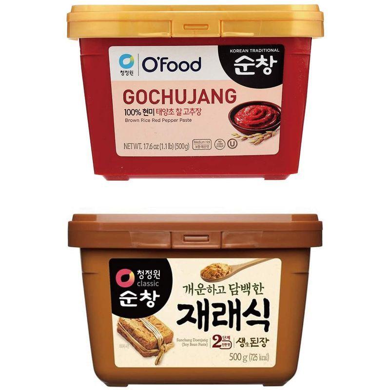 スンチャン コチュジャン 500g テンジャン 500g お得な2点セット 清浄園 | 韓国 唐辛子味噌 韓国味噌 韓国 みそ 韓国の伝統的|blue-right-store|03