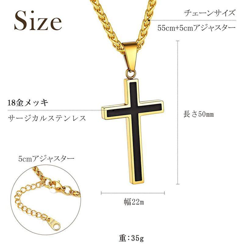 人気ブランド ダブル クロス ペンダント ネックレス 十字架 ゴールド