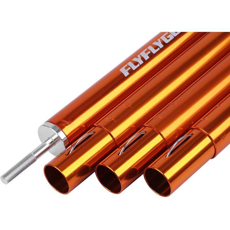 お試し価格 2本セット入り タープポール アルミテントポール Flyflygo 直径28mm ツーリング サブポール ソロキャンプ ジュラルミン 分割式 テント部品 アクセサリー Prmrocks Org