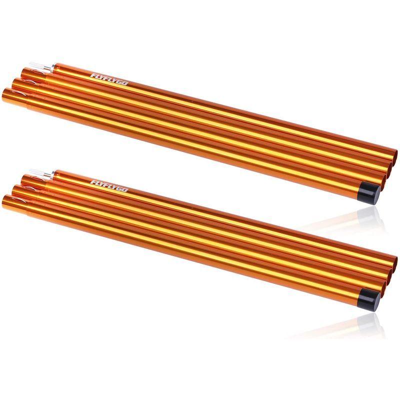 お試し価格 2本セット入り タープポール アルミテントポール Flyflygo 直径28mm ツーリング サブポール ソロキャンプ ジュラルミン 分割式 テント部品 アクセサリー Prmrocks Org