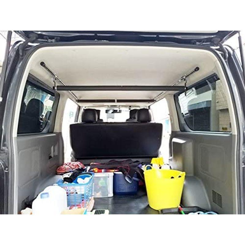 NAMINORIKOZOU 200系ハイエースSGL サイドバースライドバーセット 高さ自由自在 車内 キャリア 0161|blue-right-store|02