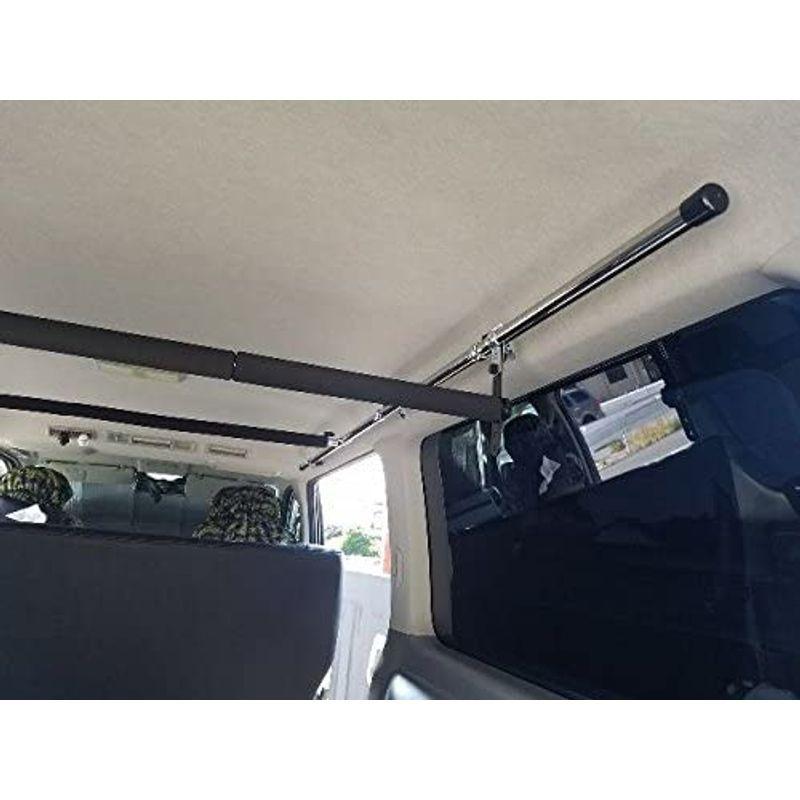 NAMINORIKOZOU 200系ハイエースSGL サイドバースライドバーセット 高さ自由自在 車内 キャリア 0161|blue-right-store|04