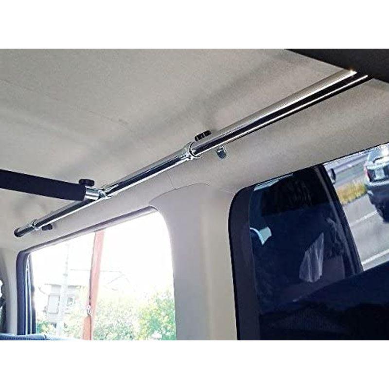 NAMINORIKOZOU 200系ハイエースSGL サイドバースライドバーセット 高さ自由自在 車内 キャリア 0161|blue-right-store|05