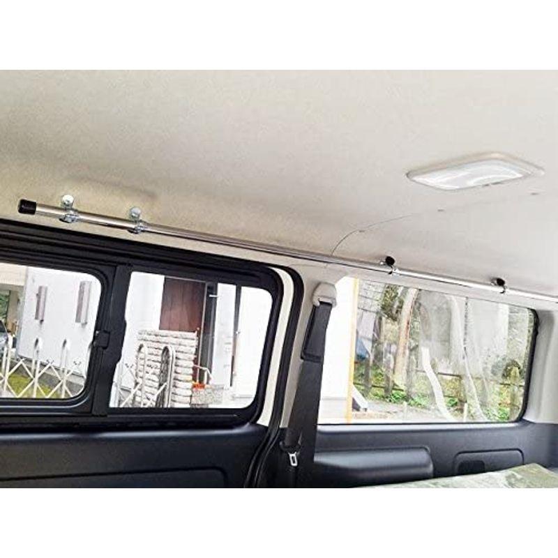 NAMINORIKOZOU 200系ハイエースSGL サイドバースライドバーセット 高さ自由自在 車内 キャリア 0161|blue-right-store|07