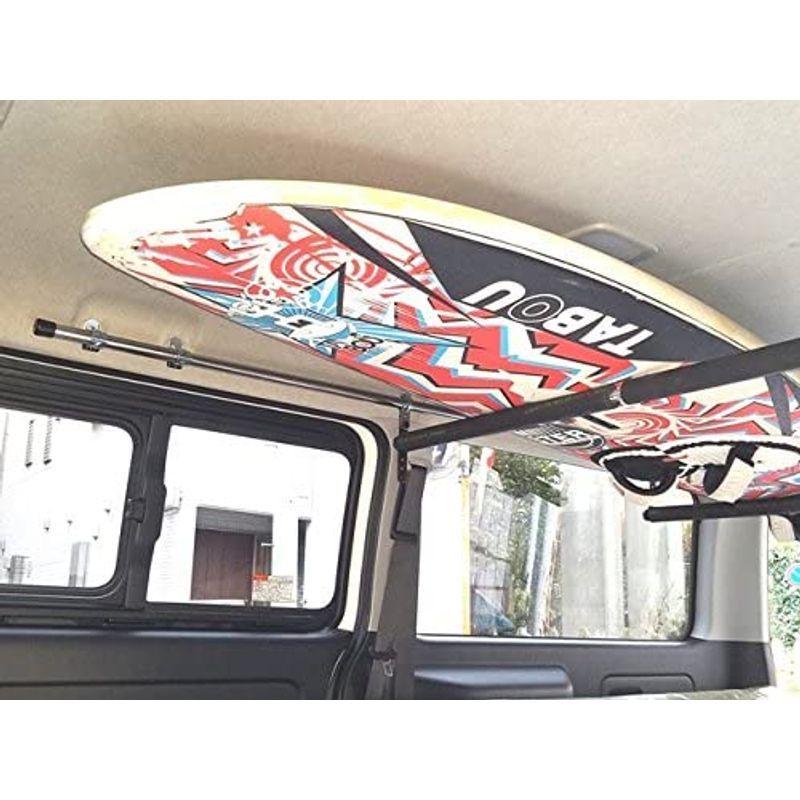 NAMINORIKOZOU 200系ハイエースSGL サイドバースライドバーセット 高さ自由自在 車内 キャリア 0161|blue-right-store|09