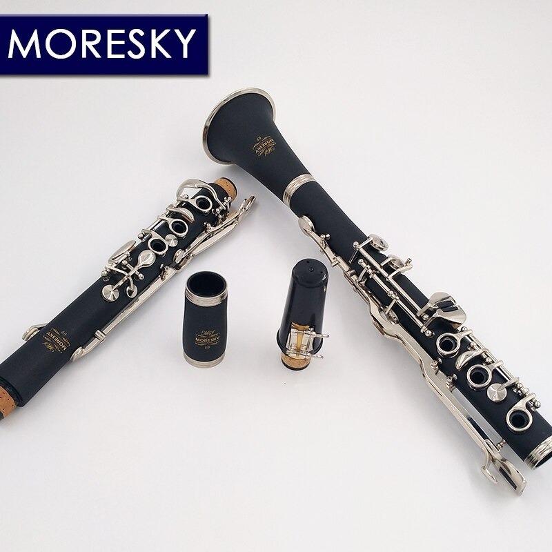 かわいい 初心者 中級者用 クラリネット クラリネット ニッケルメッキ Abs樹脂 Clarinet キー 18キー Tune G German Moresky 初心者 中級者用 クラリネット Greenpoints Vn