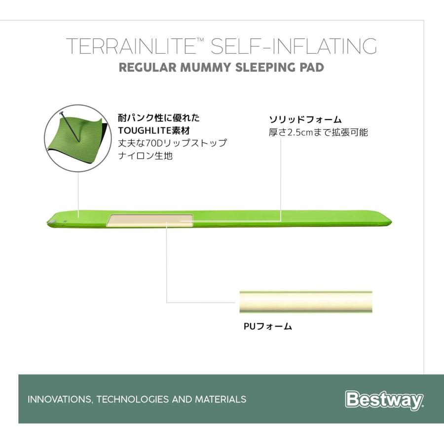 Bestway（ベストウェイ） Bestway TerrainLite 自動膨張式スリーピング
