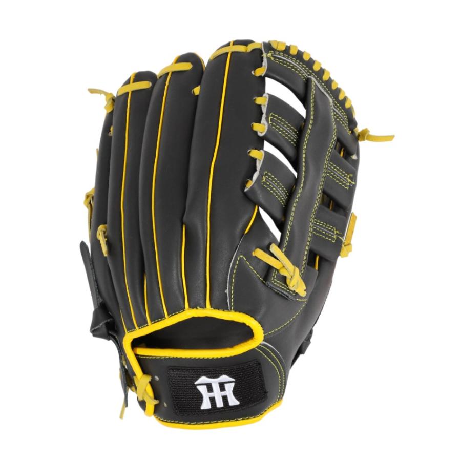 野球グローブ ネイビー/イエロー GP [阪神タイガース 公式グッズ] 野球 グローブ 軟式 大人 用 オール