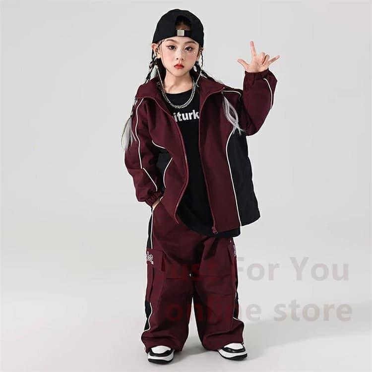 黒 ワイン レッド ジャケット ジャージ シャカシャカ カーゴパンツ