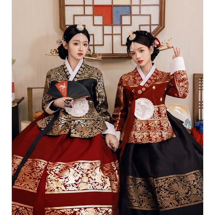 韓国民族衣装 チマチョゴリ 韓服 プリント 豪華 大人用 韓国ドレス 