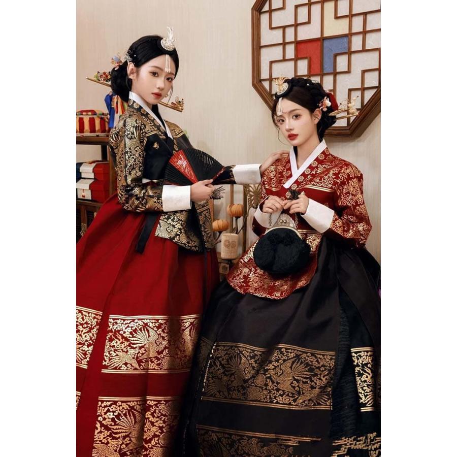 韓国民族衣装 チマチョゴリ 韓服 プリント 豪華 大人用 韓国ドレス