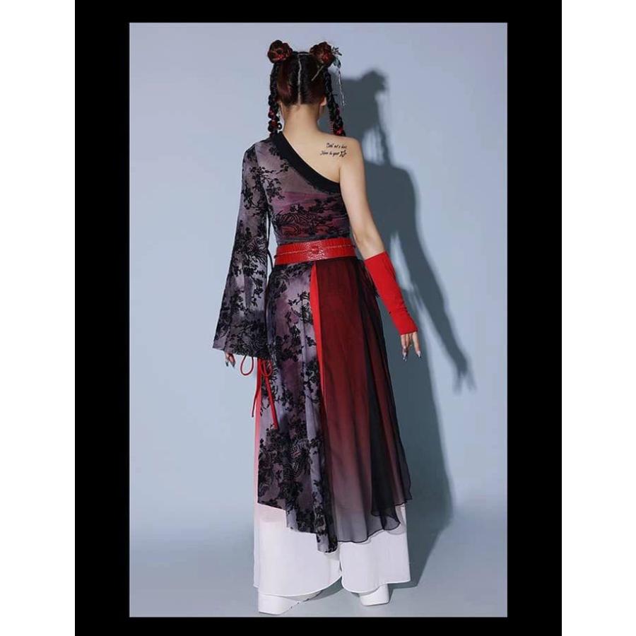 チャイナ風 DS演出服 ダンス衣装 大人 セットアップ レディース ヒップ