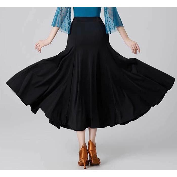 社交ダンス スカート ラテンダンススカート スリット入り 広がる