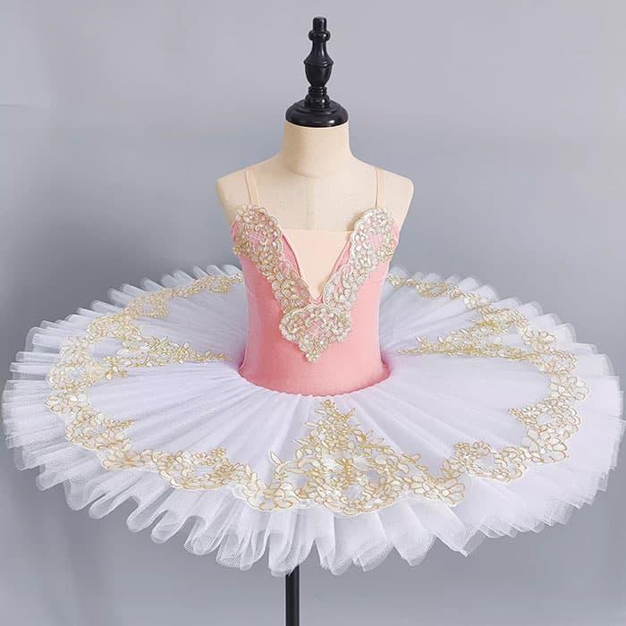チュチュドレスレオタード 子ども バレエ レオタード スカート付き