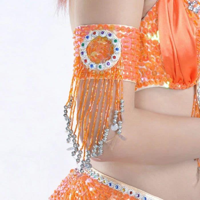 ベリーダンス アクセサリー （2個） アーム スパンコール ビーズ