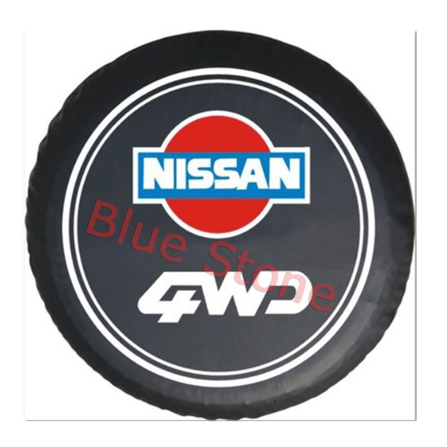 NISSAN ニッサン スペアタイヤカバー 自動車背面タイヤ 高品質 合皮製 15インチ 16 インチ 17インチ 通用 すべてに適しています自動車 簡単取付 カスタム パーツ