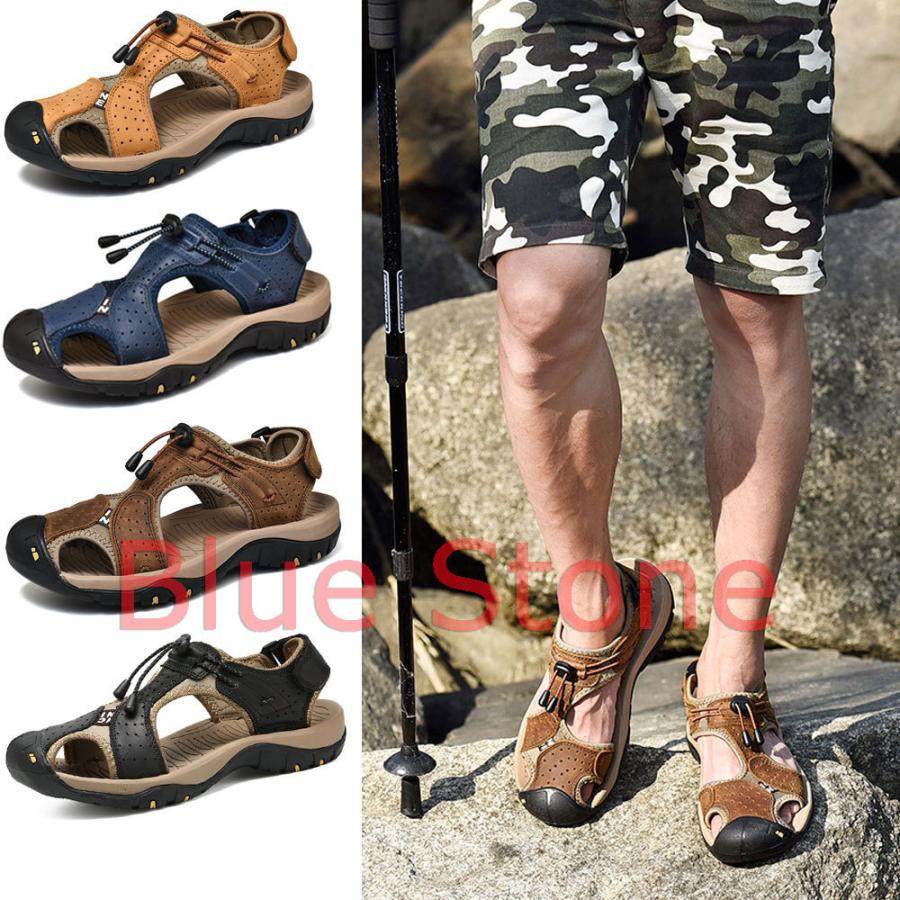 スポーツサンダル メンズ アウトドア サンダル 歩きやすい 通気性抜群 サンダル オフィス かかとあり ビーチサンダル スリッポン 24cm 27 5cm 夏物 熱中症対策 Cs900 Blue Stone 通販 Yahoo ショッピング