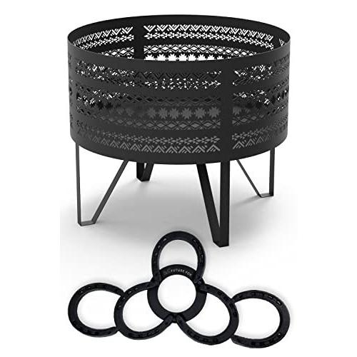 FUTUREFOX 焚火台 ナバホ柄 焚き火台 焚き火 キャンプ 分離式 五徳・収納袋付き(12380円)